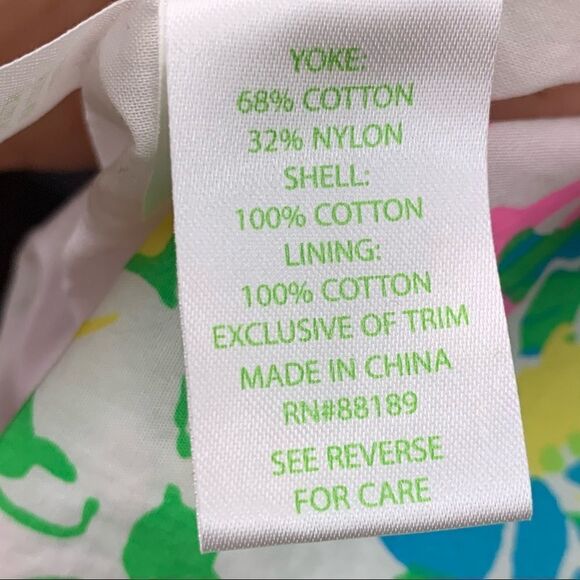 Lilly Pulitzer Reagan dress in hibiscus stroll 4 - Picture 6 of 6